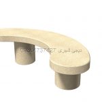 نیمکت بتنی : مدل آنا کد محصول BE1051
