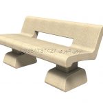 نیمکت بتنی : مدل هیرو کد محصول BE1033-B