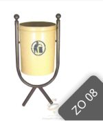 سطل زباله فلزی مدل zo08
