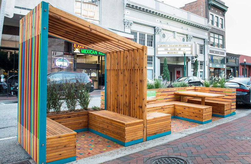 انواع مبلمان شهری مدرن