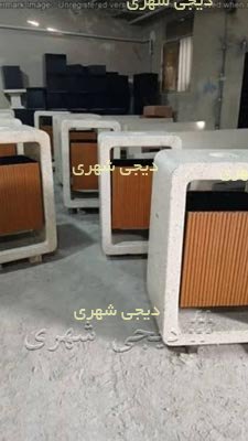 سطل زباله بتنی کد szb02 سطل زباله بتنی کد szb02
