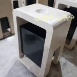 سطل زباله بتنی مدل پروانه ای کد szb05