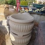 گلدان بتنی