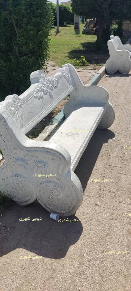 نیمکت بتنی کد nb009 نیمکت بتنی کد nb009