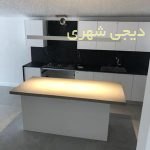 میز و پیشخوان آشپزخانه بتنی اکسپوز کد mx21